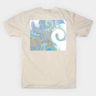 Abstract blues T-Shirt